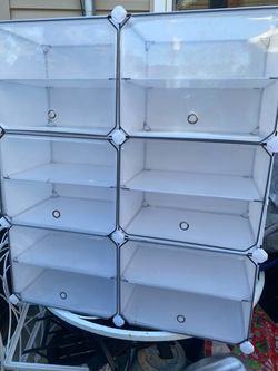 Modular Cube Storage Organizer Shelf Unitpucjuo