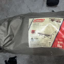 Coleman Queen Cot With Air Mattress 