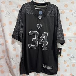 Nike Bo Jackson Black Las Vegas Raiders Retired Player RFLCTV Limited Jersey
