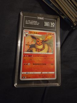 2021 Pokémon Sword & Shield VMAX Climax Flareon (#018/184) in Gem Mint 10