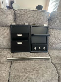 Pottery Barn Wall Organizer System Black
