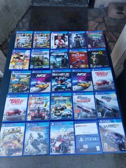 Over 180 Different Games... $20! Per Game. 3 for $60!  6 for $100!. Nooo there is no 50% off or buy 1 get 1 free never here. Playstation 4 PS4 Games w