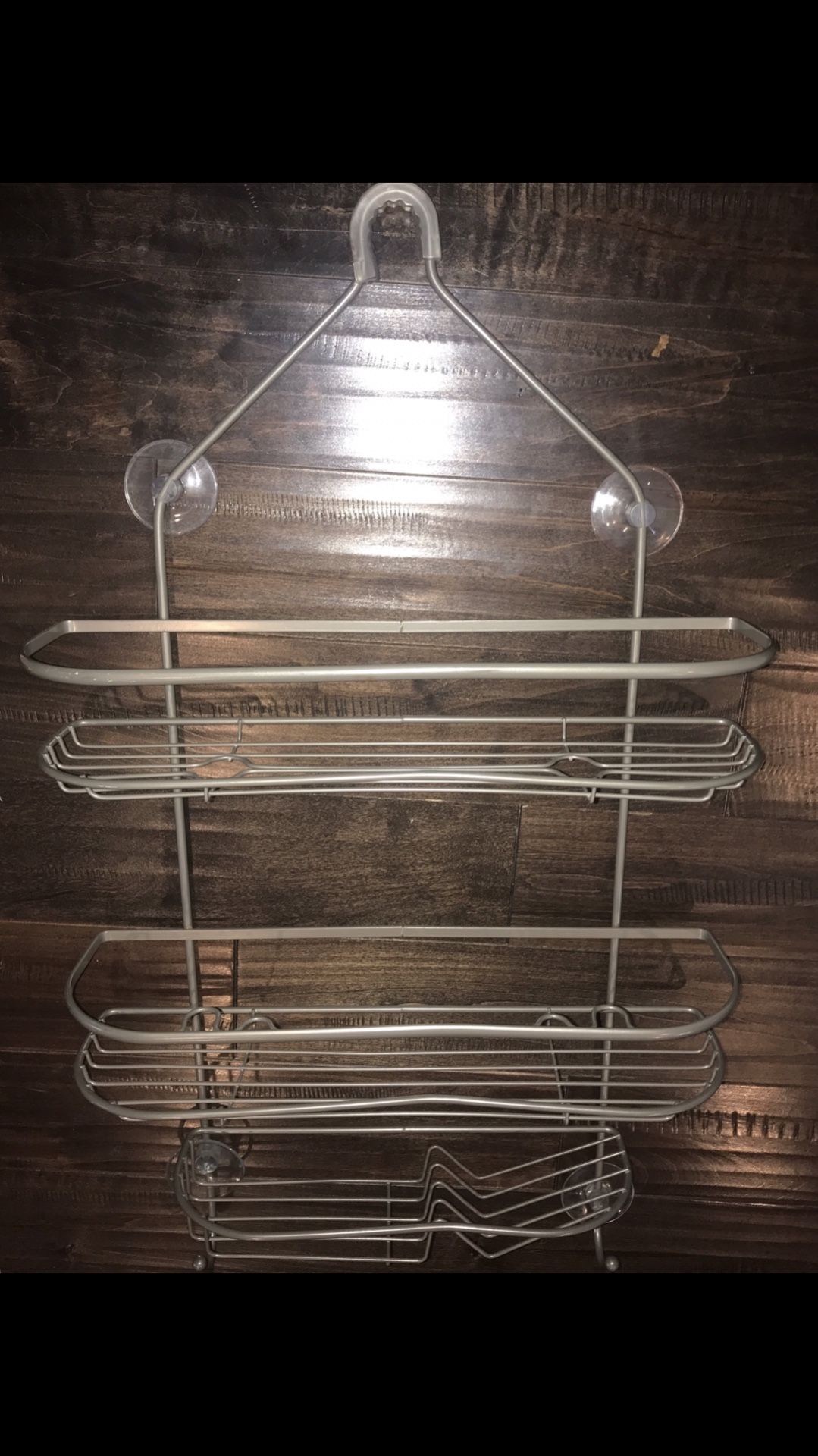 3-Tiered Hanging Caddy w/ 4 Suction Cups