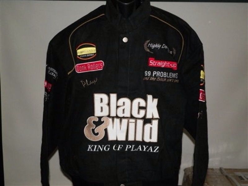 Black and mild nascar jacket