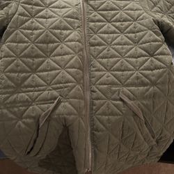 Olive Green Women Jacket Like New Size Small