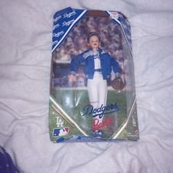 1999 LA Dodgers Barbie Doll