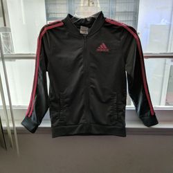 Adidas Track Jacket Pink And Grey