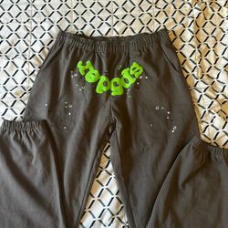 spider slate gray sweatpants XL