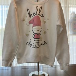 Hello Kitty Christmas Sweatshirt - Size Small