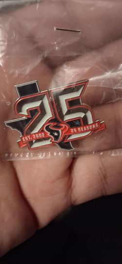 Houston Texans pin 25th season