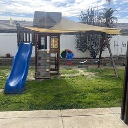 Play Set With Swings