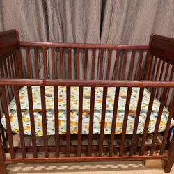 Baby Crib + Mattress 
