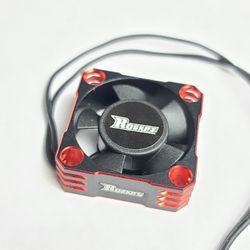 Red And Black Aluminum Cooling Fan For RC Car Remote Control Car