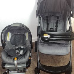 Chico Car Seat & Base WITH Stroller