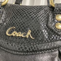 Classic Leather Coach Purse