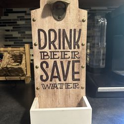 Wall Mount Bottle Opener 