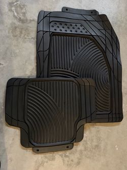 Free Heavy Duty Black Car Mats