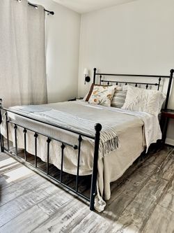 Pretty New Queen Bed frame and Matress!!!