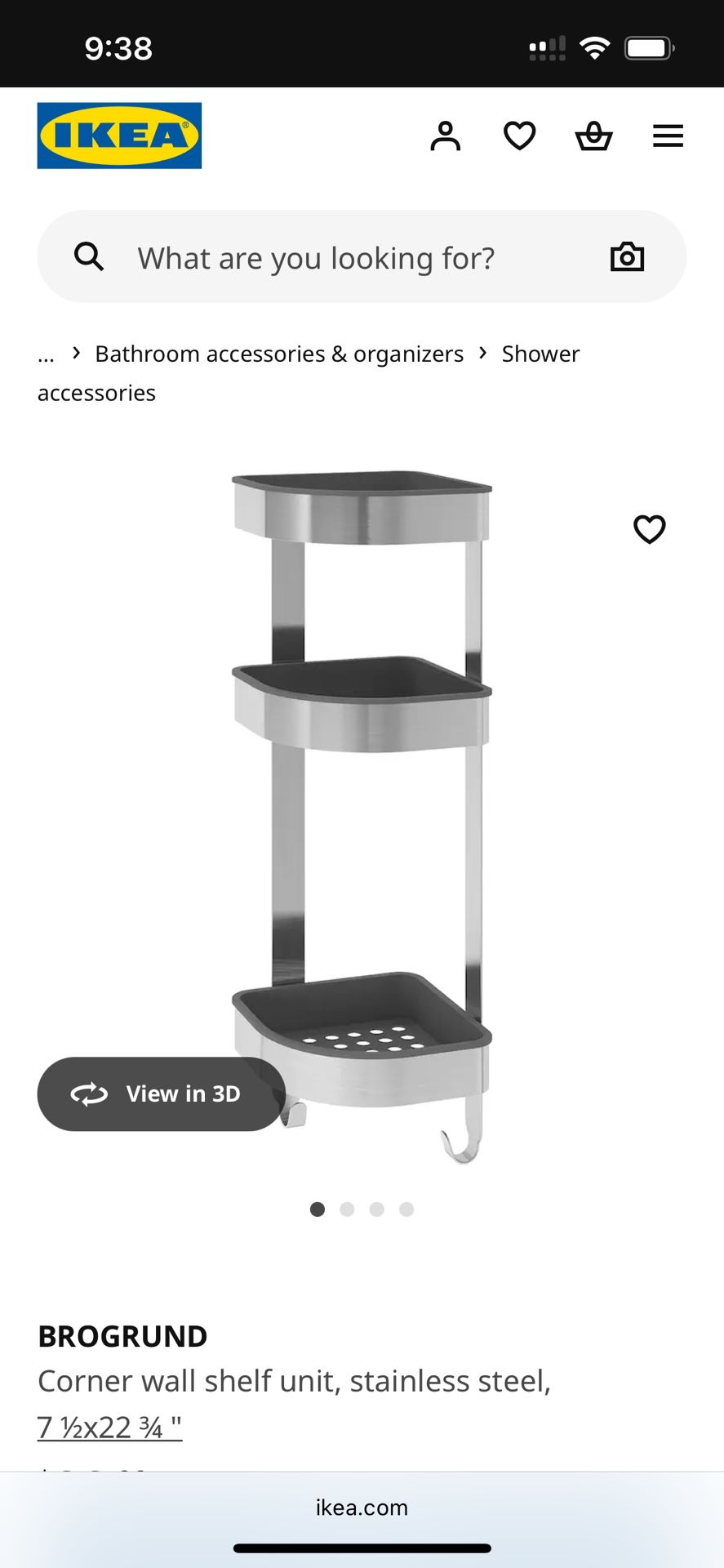 IKEA Corner Wall Shelf