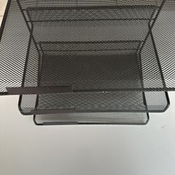 Metal Mesh Organizer.