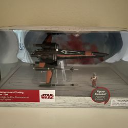 Star Wars Poe Dameron And X-wing Fighter Set