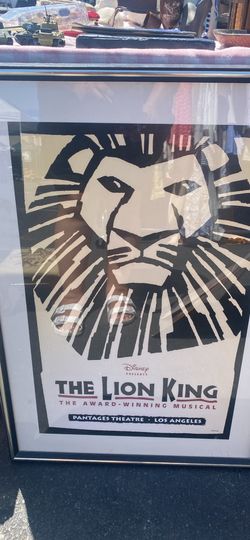 Lion king picture frame