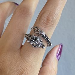 Silver Dragon Open Ring 