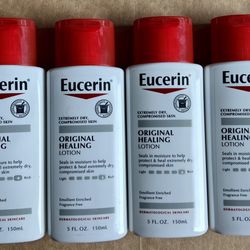 6 Eucerin Original Healing Lotion, Fragrance Free, Rich Lotion, Extremely Dry