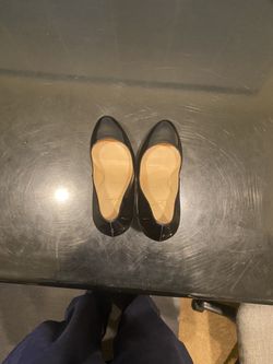 Black platform high heel Red bottom