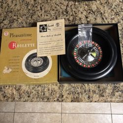 Vintage Pleasantime Professional Roulette Game Set 