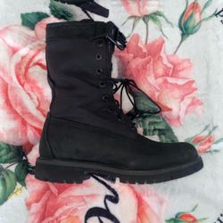 men's Timberland 6" Premium Gaiter Boots in black. 