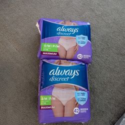 Always Discreet Adult Diapers Size S/M