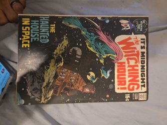 Classic retro in great condition its midnight the witching hour thehaunted house in space comic book