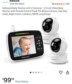 Baby Monitor with 2 Cameras