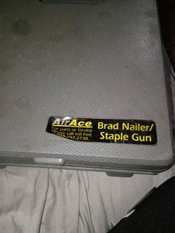 Powermate brad nailer and staple gun
