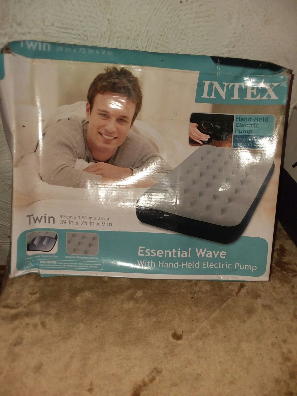 Intex essential wave twin air mattress
