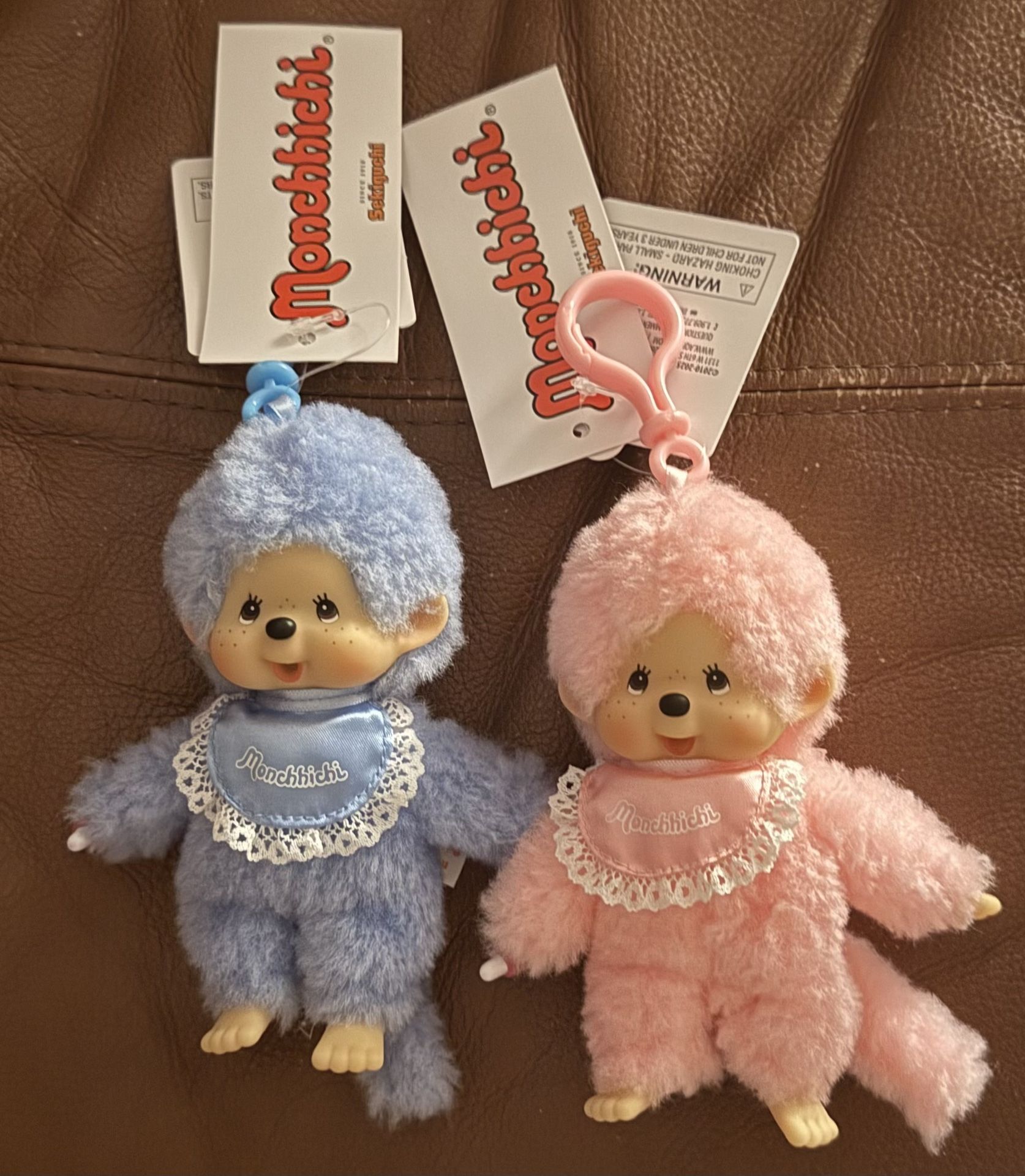 Monchhichi Plush Keychains 2 For $90
