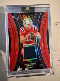Rookie Drake Maye Relic Color match