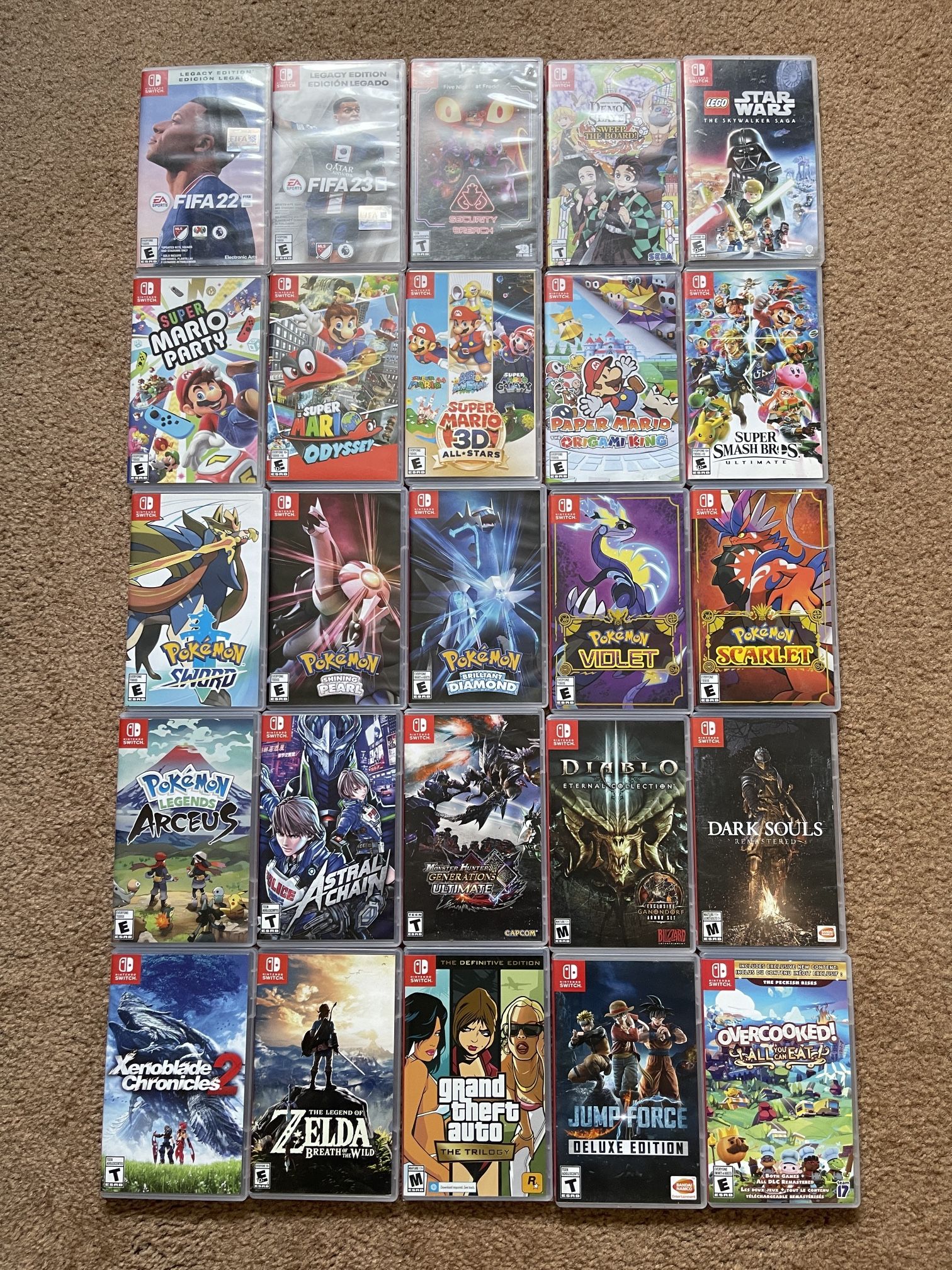 Nintendo Switch Games (read description)