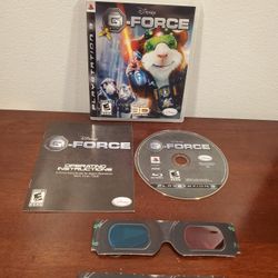 Disney G Force Sony PS3 Playstation 3 CIB Complete With 3D Glasses