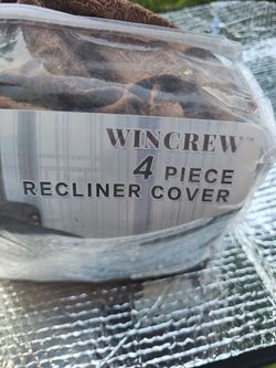 NEW Recliner Chair Slipcover – Stretch Furniture Protector (Brown)