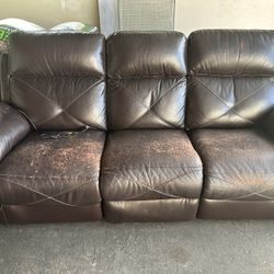 Black Couch Set 