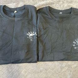 2 new Mens size large custom Tshirts. 2 shirts for 1 price.