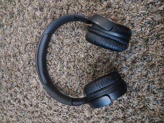 Black JBL headphones