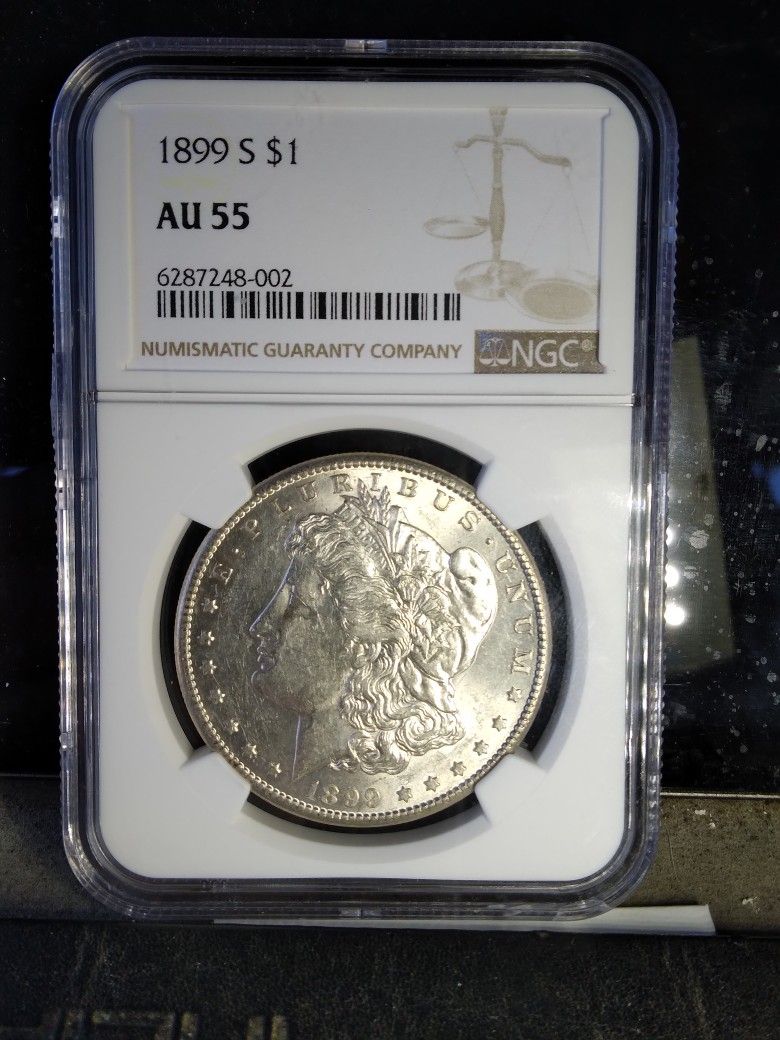 1899 S AU55 MORGAN KEY DATE