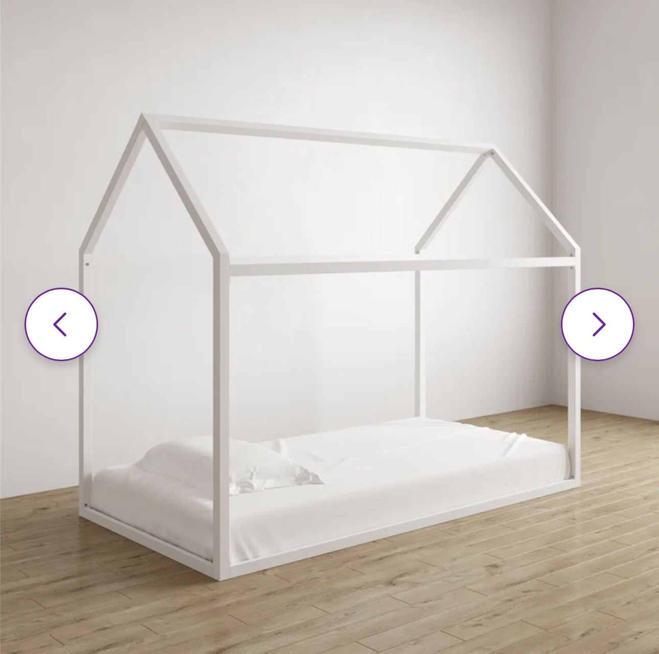 Metal Montessori House Bed