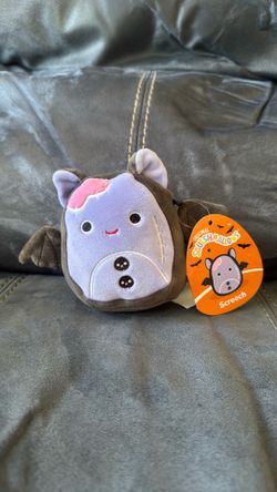 New With Tags Original Squishmallows Screech Bat Plush Stuffed Animal