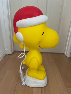 Woodstock Peanuts blow mold lamp