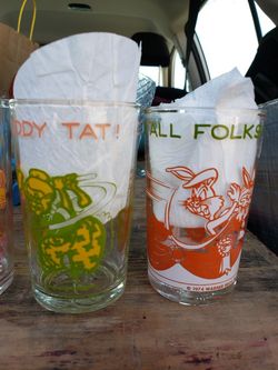 1974 Welch's Warner bros glasses