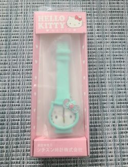 Mint colored Hello Kitty Watch